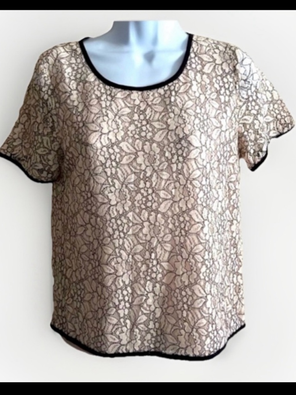 Blu Pepper Lace T-Shirt